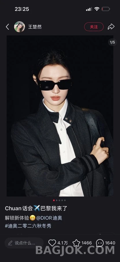 디올 디올 럭키참스 사각 선글라스 상세 이미지