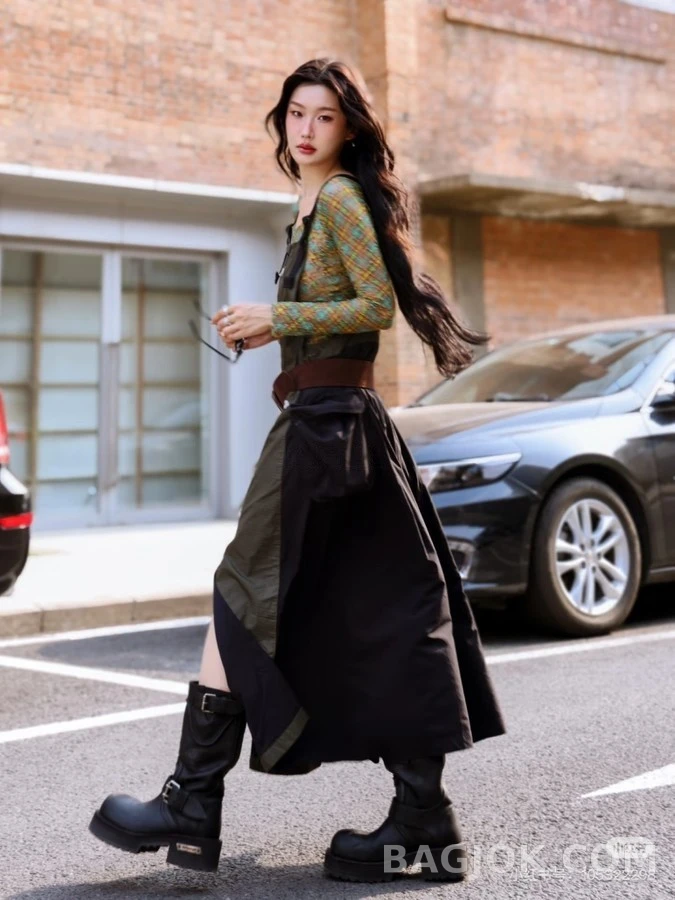 발렌시아가 발렌시아가 복고풍 바이커 부츠 상세 이미지