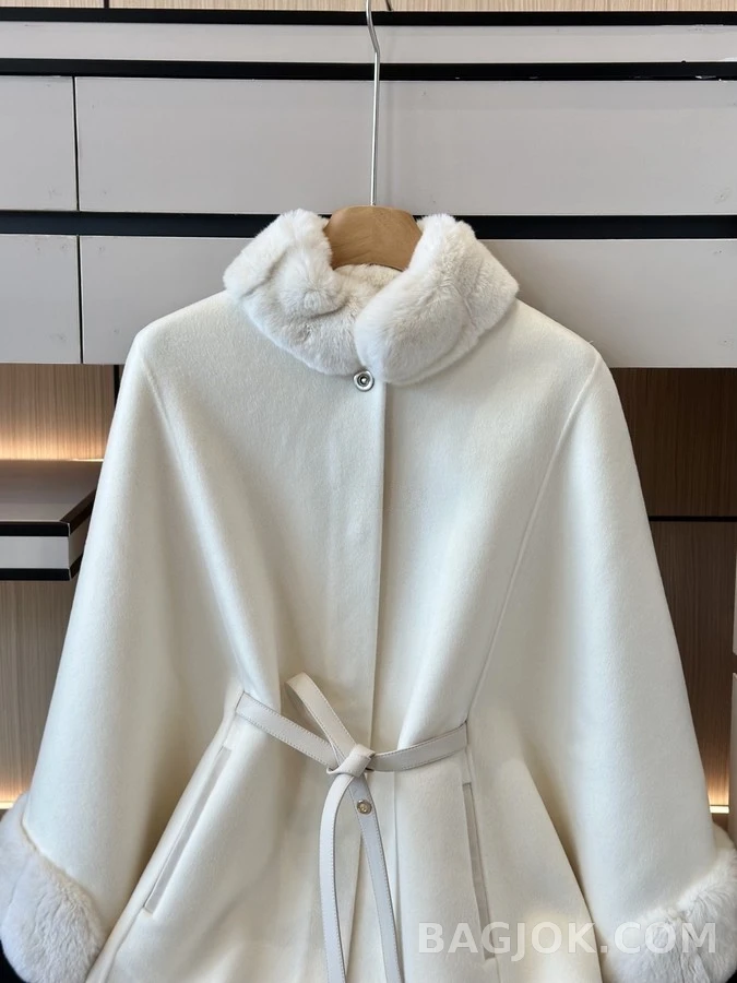 로로피아나 로로피아나 모피 칼라 케이프 자켓 상세 이미지