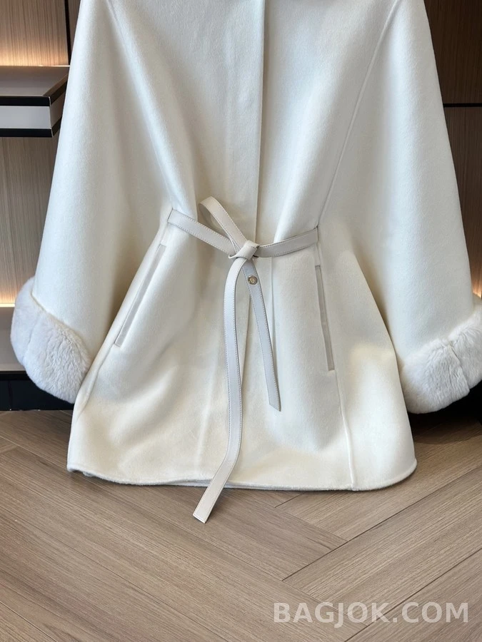 로로피아나 로로피아나 모피 칼라 케이프 자켓 상세 이미지