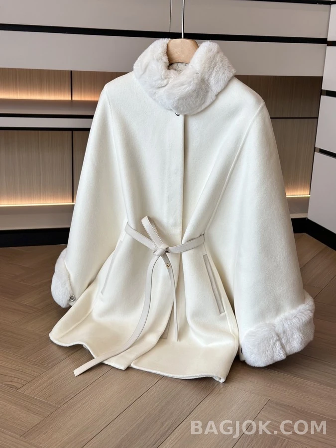 로로피아나 로로피아나 모피 칼라 케이프 자켓 상세 이미지