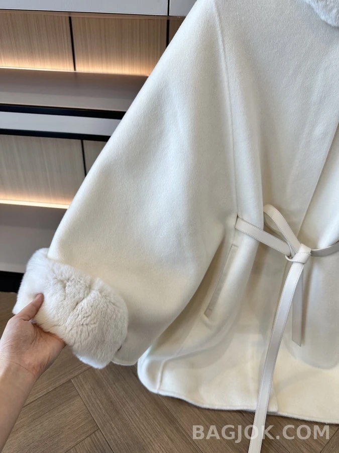 로로피아나 로로피아나 모피 칼라 케이프 자켓 상세 이미지