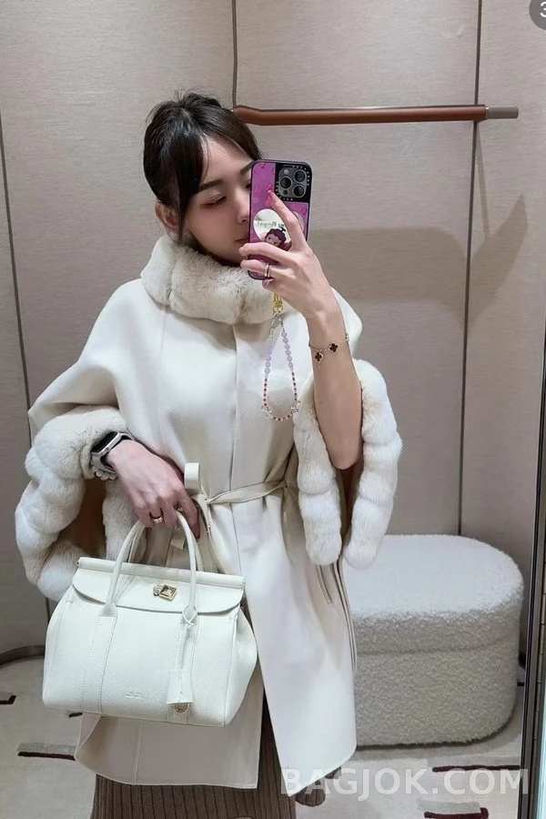 로로피아나 로로피아나 모피 칼라 케이프 자켓 상세 이미지