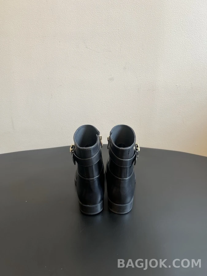 샤넬 샤넬 금속 버클 벨트 앵클 부츠 상세 이미지
