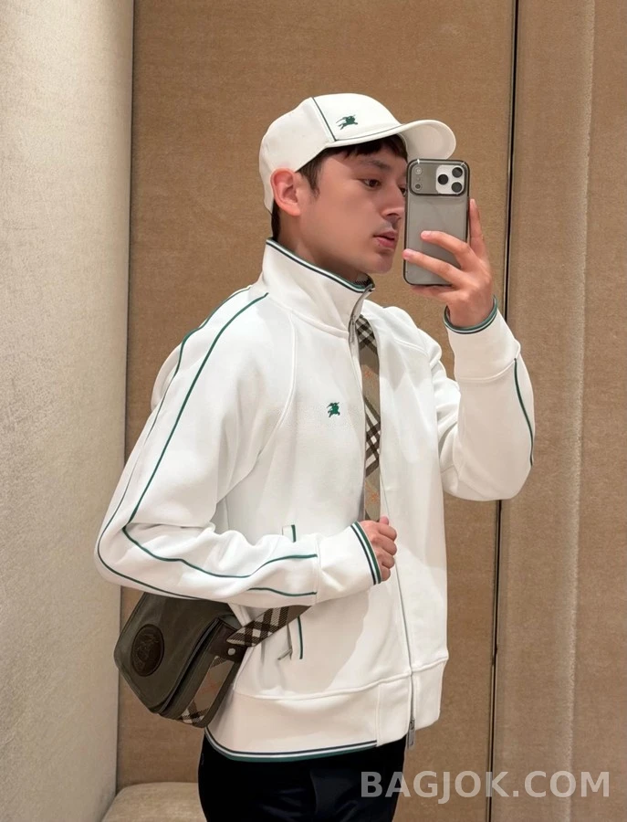 버버리 버버리 파이핑 풀집업 맨투맨 상세 이미지