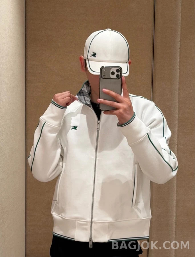 버버리 버버리 파이핑 풀집업 맨투맨 상세 이미지