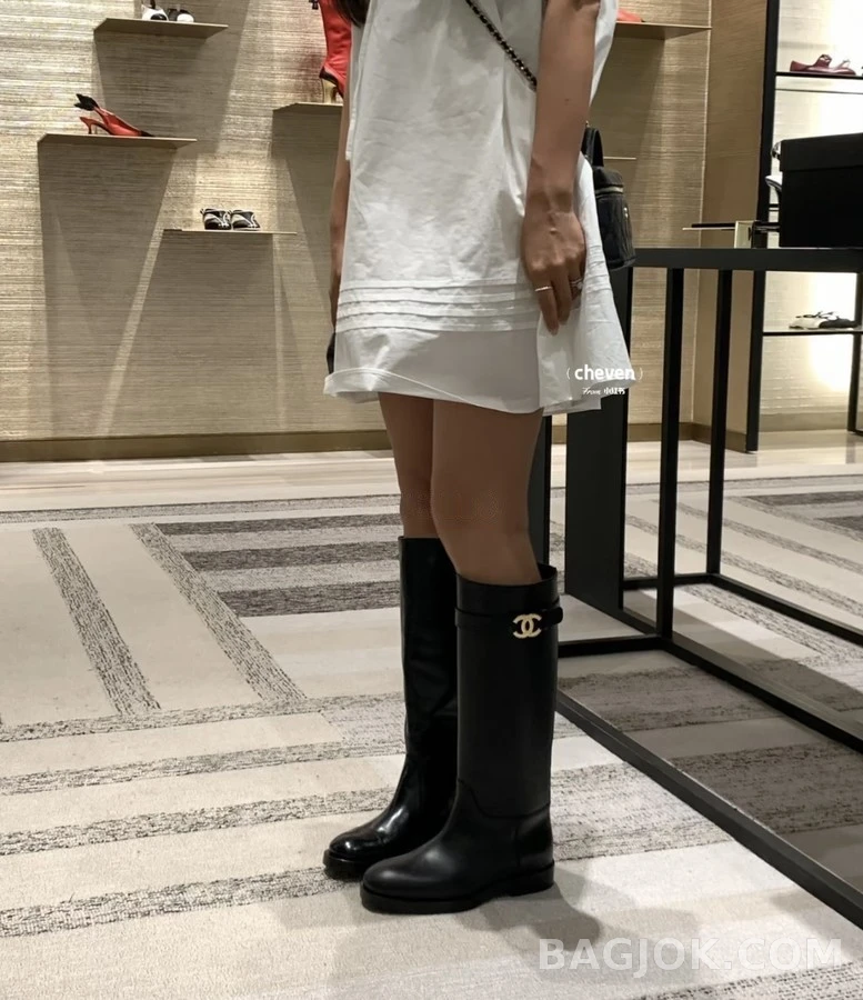 샤넬 샤넬 버클 롱 부츠 상세 이미지