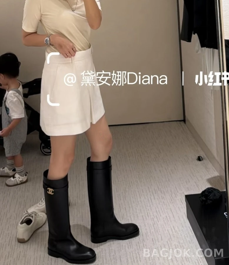 샤넬 샤넬 버클 롱 부츠 상세 이미지