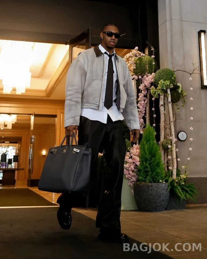 아크네 스튜디오 아크네 스튜디오 타이거 스트라이프 워싱 데님 자켓 상세 이미지