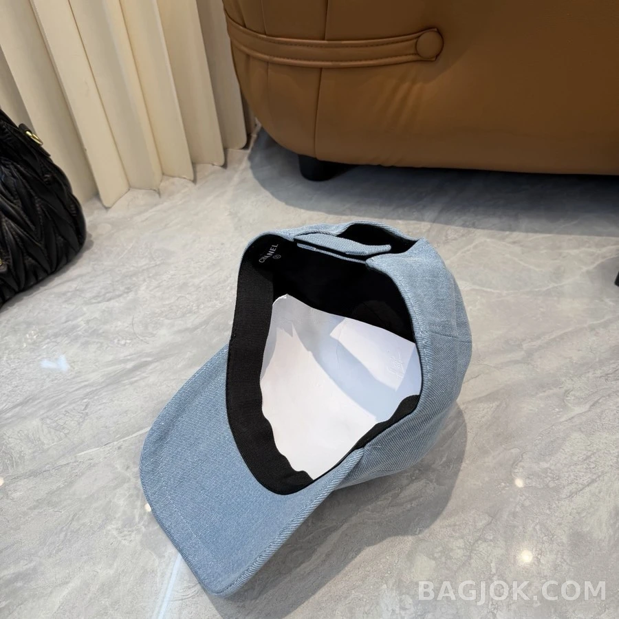 샤넬 샤넬 라이트 데님 볼캡 상세 이미지