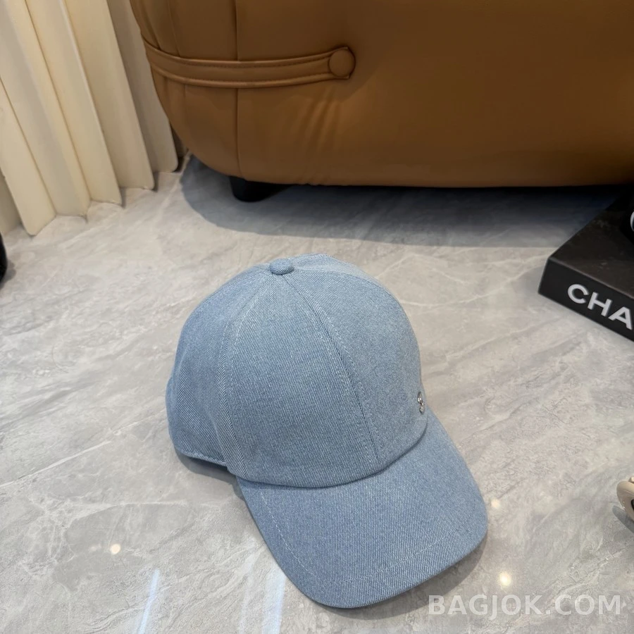 샤넬 샤넬 라이트 데님 볼캡 상세 이미지