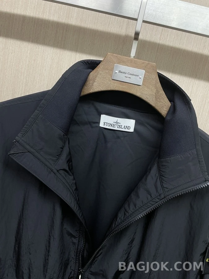 스톤아일랜드 스톤 아일랜드 메탈 나일론 립넥 자켓 상세 이미지