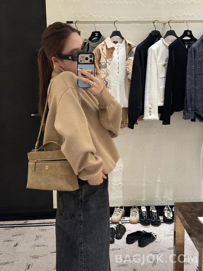 샤넬 샤넬 반집업 니트 상세 이미지