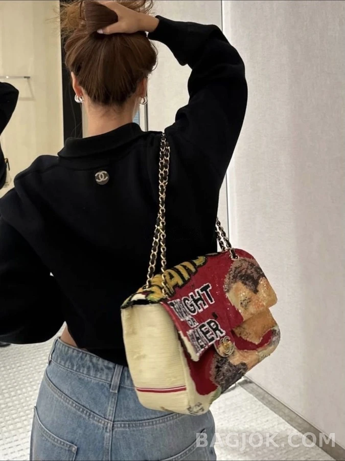 샤넬 샤넬 하프 집업 하이넥 니트 상세 이미지