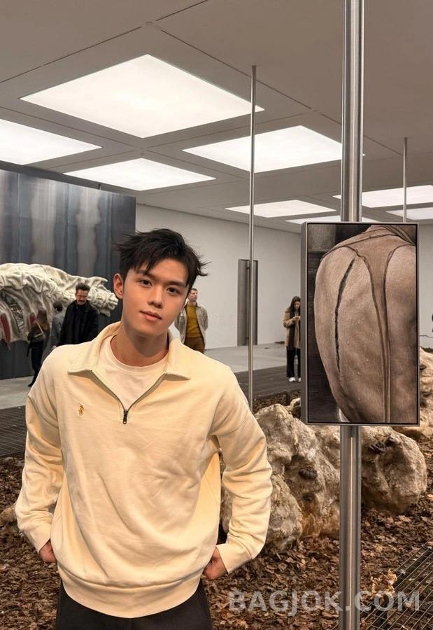 폴로 랄프 로렌 폴로 랄프 로렌 RL 로고 하프집업 맨투맨 상세 이미지