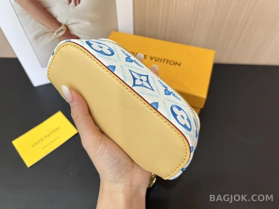 루이비통 루이비통 타일 패턴 안경 케이스 상세 이미지