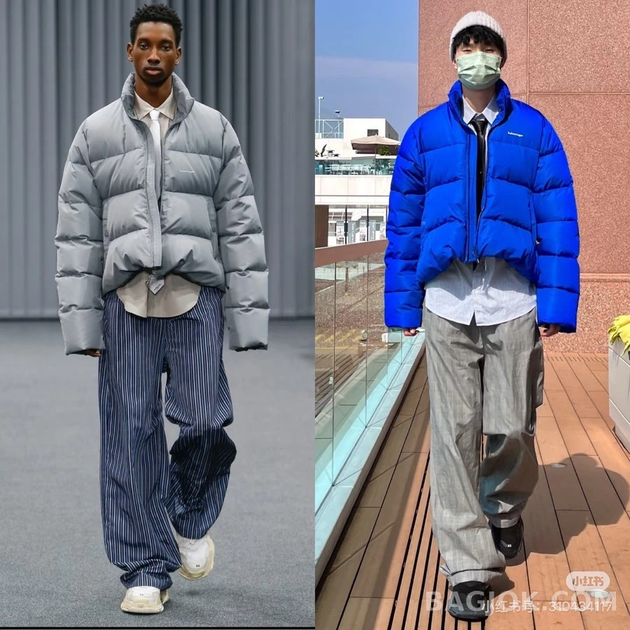 발렌시아가 발렌시아가 언밸런스 패딩 상세 이미지