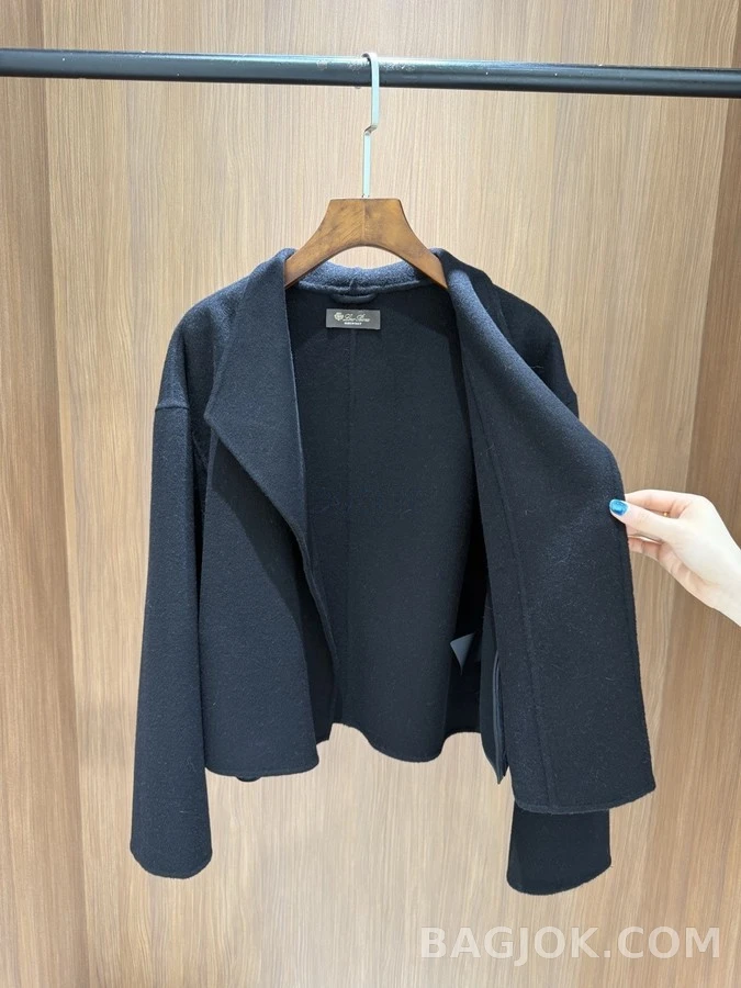 로로피아나 로로피아나 숄칼라 크롭 자켓 상세 이미지