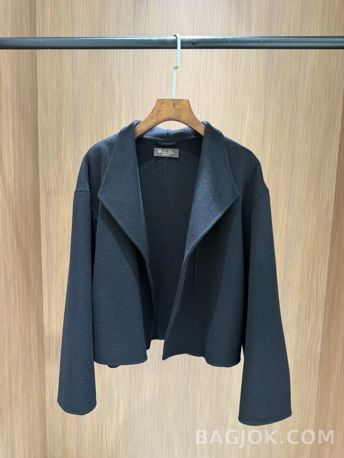 로로피아나 로로피아나 숄칼라 크롭 자켓 상세 이미지