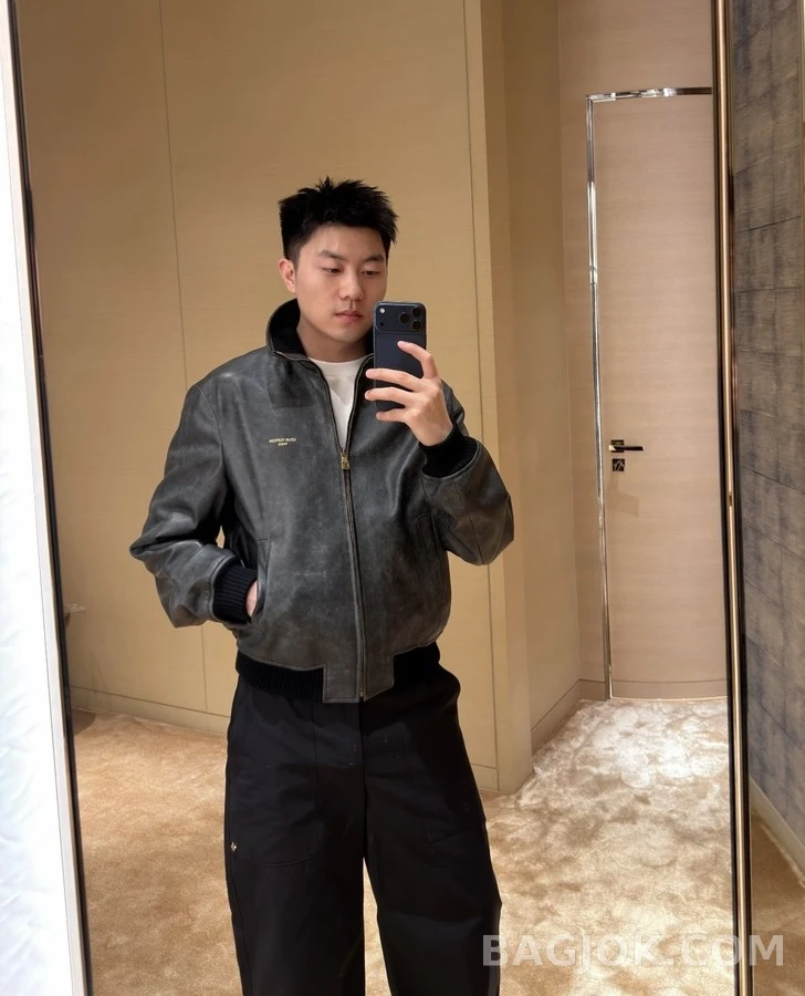 루이비통 루이비통 빈티지 워싱 레더 자켓 상세 이미지