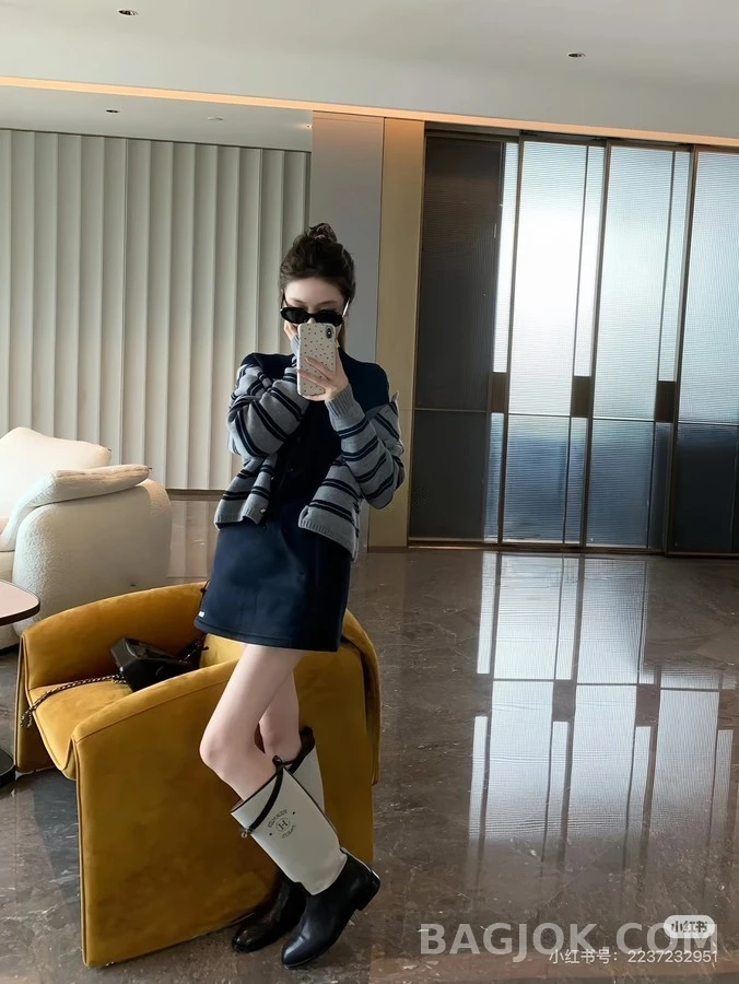 에르메스 에르메스 투톤 버클 롱부츠 상세 이미지
