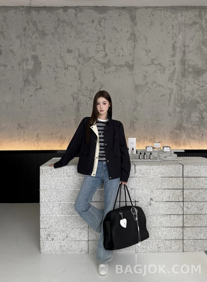 생로랑 세인트로랑 르 카산드르 자수 리버시블 자켓 상세 이미지