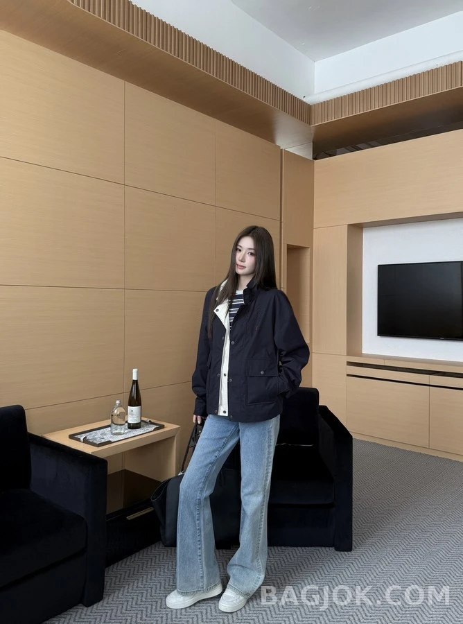 생로랑 세인트로랑 르 카산드르 자수 리버시블 자켓 상세 이미지