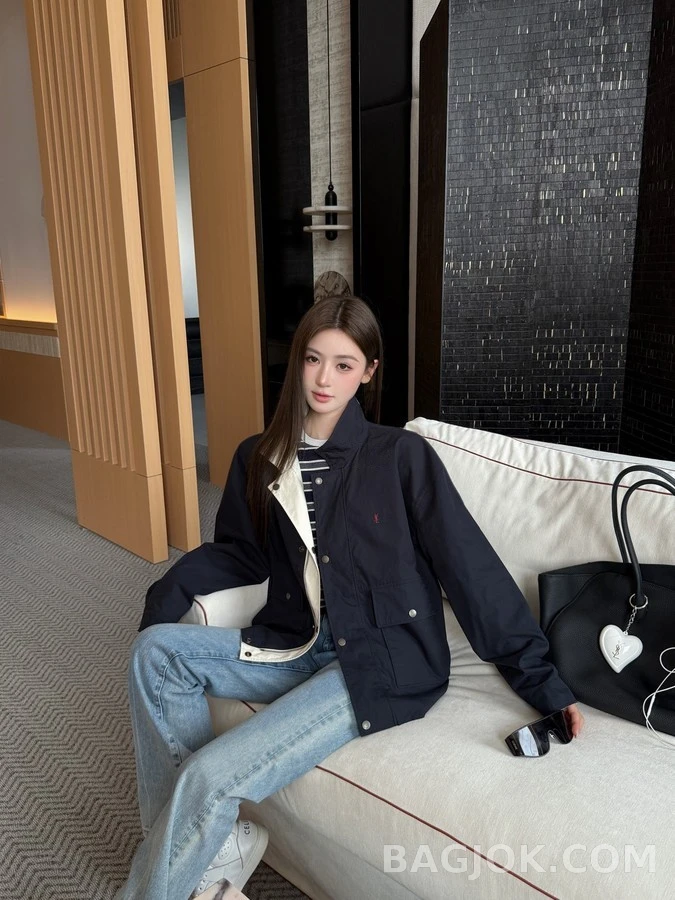 생로랑 세인트로랑 르 카산드르 자수 리버시블 자켓 상세 이미지