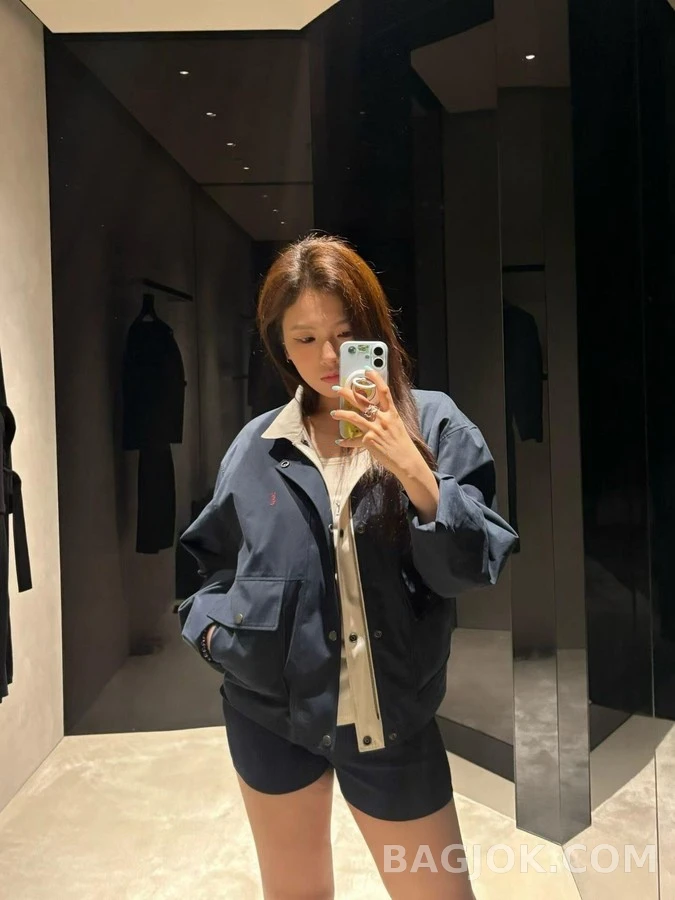생로랑 세인트로랑 르 카산드르 자수 리버시블 자켓 상세 이미지