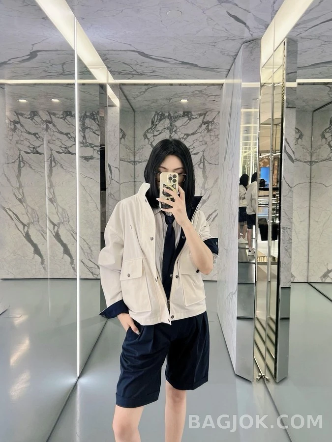 생로랑 세인트로랑 르 카산드르 자수 리버시블 자켓 상세 이미지
