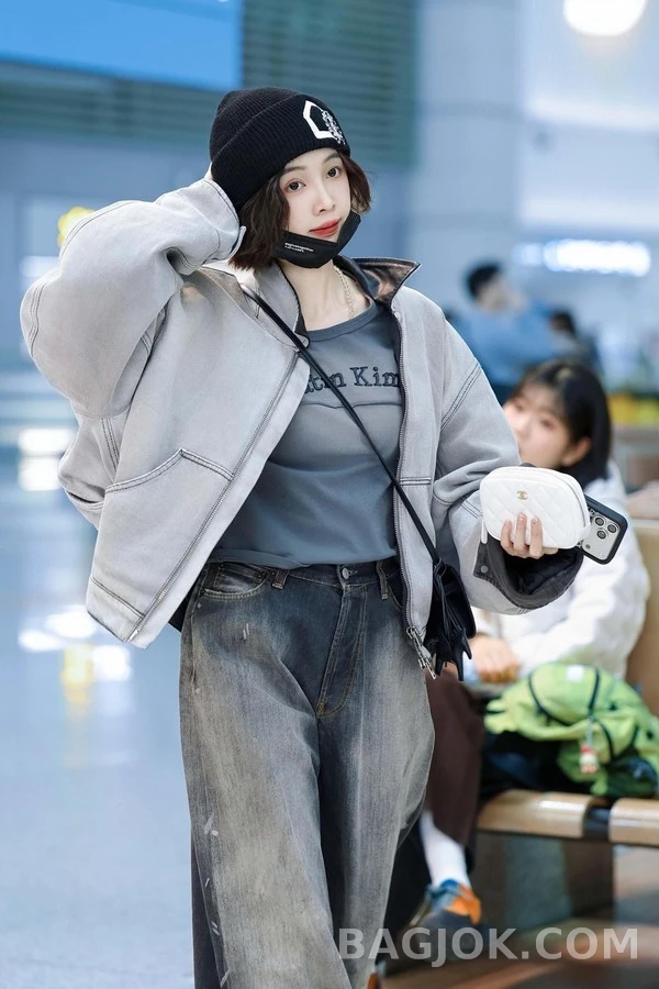 아크네 스튜디오 아크네 스튜디오 빈티지 레더 카라 데님 자켓 상세 이미지