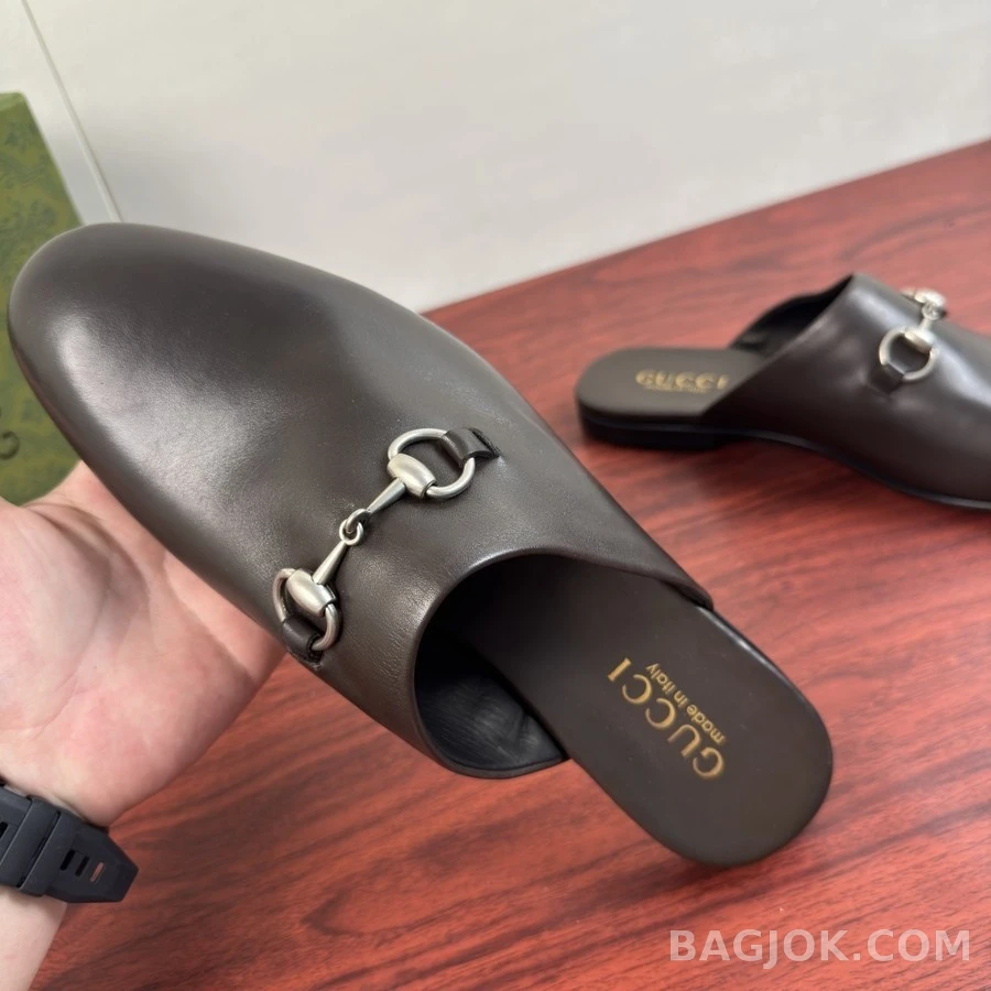 구찌 구찌 프린스타운 호스빗 가죽 뮬 상세 이미지