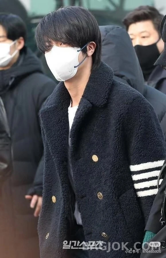 톰브라운 톰브라운 양모 4바 코트 상세 이미지