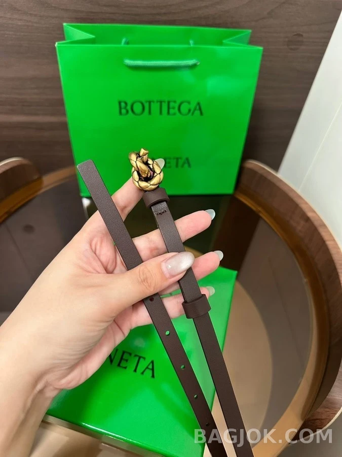 보테가베네타 보테가 베네타 브레이드 노트 레더 벨트 상세 이미지