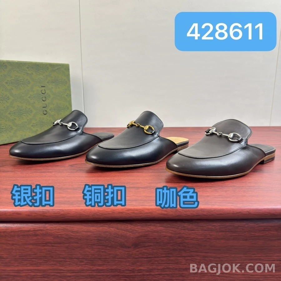 구찌 구찌 호스빗 가죽 뮬 상세 이미지