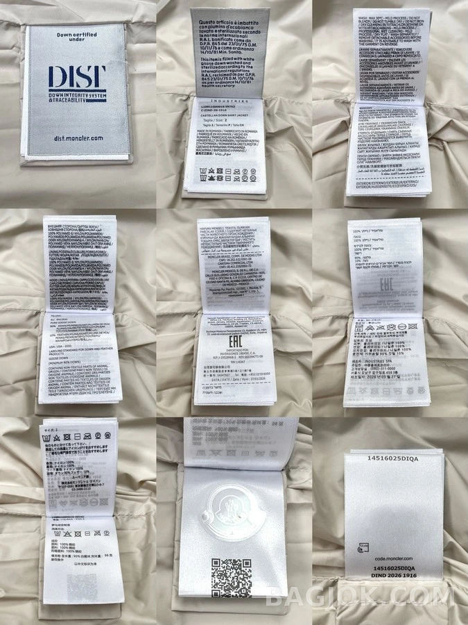 몽클레어 몽클레어 카스텔라나 퀼팅 셔츠 재킷 상세 이미지