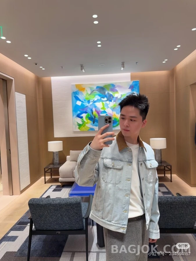 디올 디올 코듀로이 카라 데님 자켓 상세 이미지