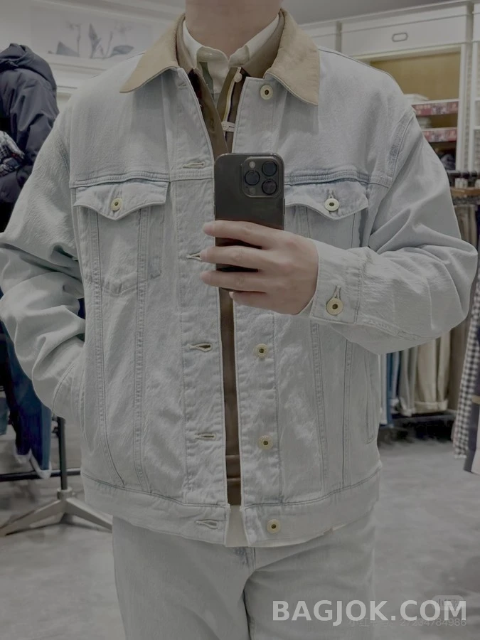 디올 디올 코듀로이 카라 데님 자켓 상세 이미지