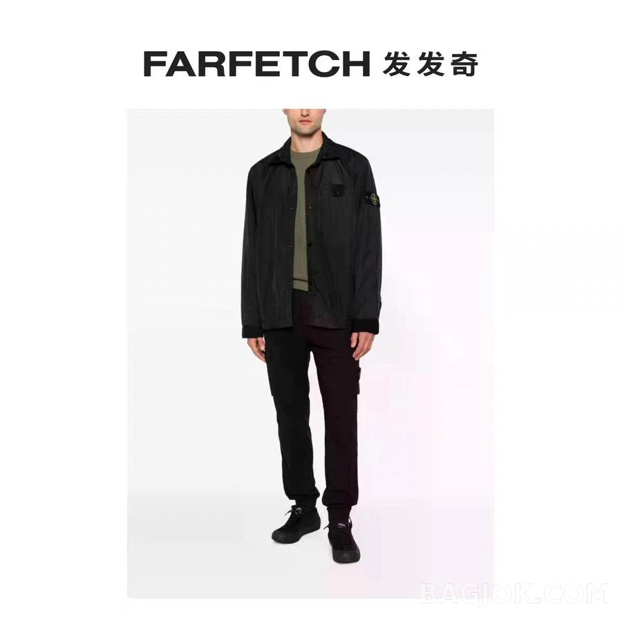 스톤아일랜드 스톤 아일랜드 코튼 오버셔츠 자켓 상세 이미지