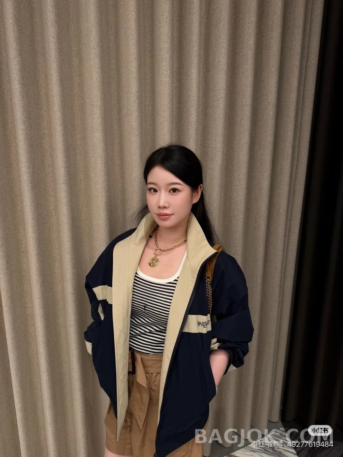 생로랑 세인트로랑 배색 자수 스포츠 자켓 상세 이미지