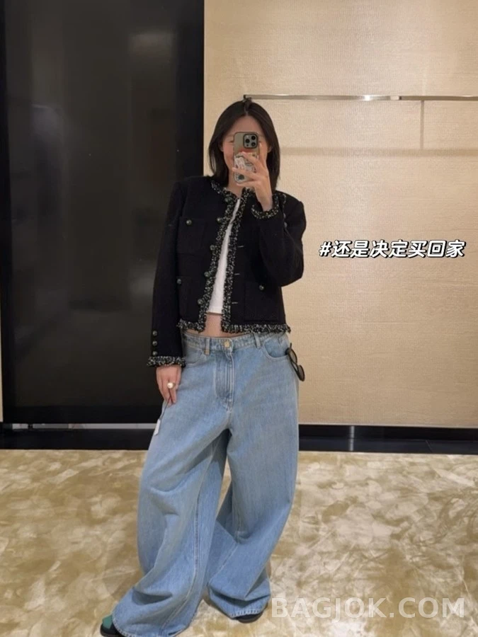 샤넬 샤넬 카멜리아 장식 투톤 슬링백 플랫 상세 이미지