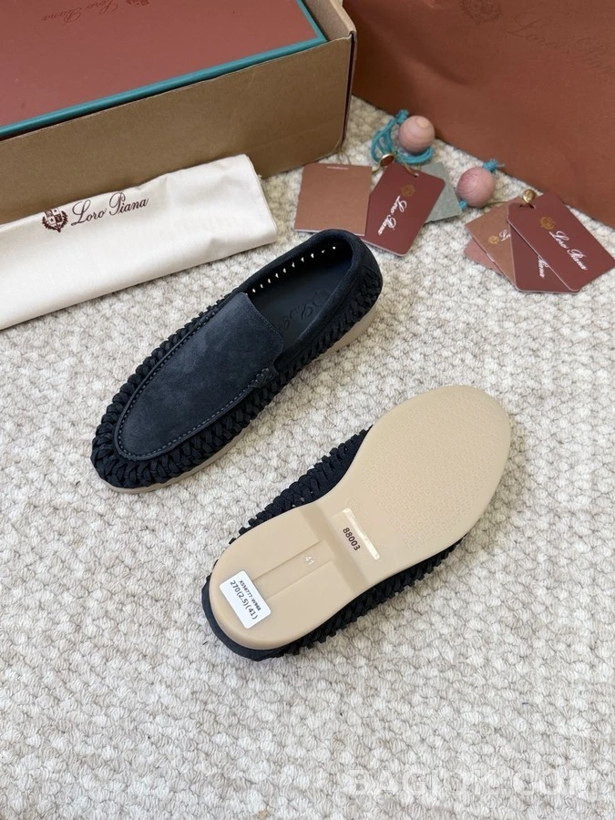 로로피아나 로로피아나 브레이드 스웨이드 로퍼 상세 이미지