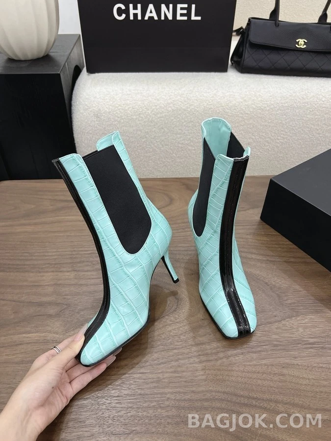 샤넬 샤넬 악어엠보 첼시 부츠 상세 이미지