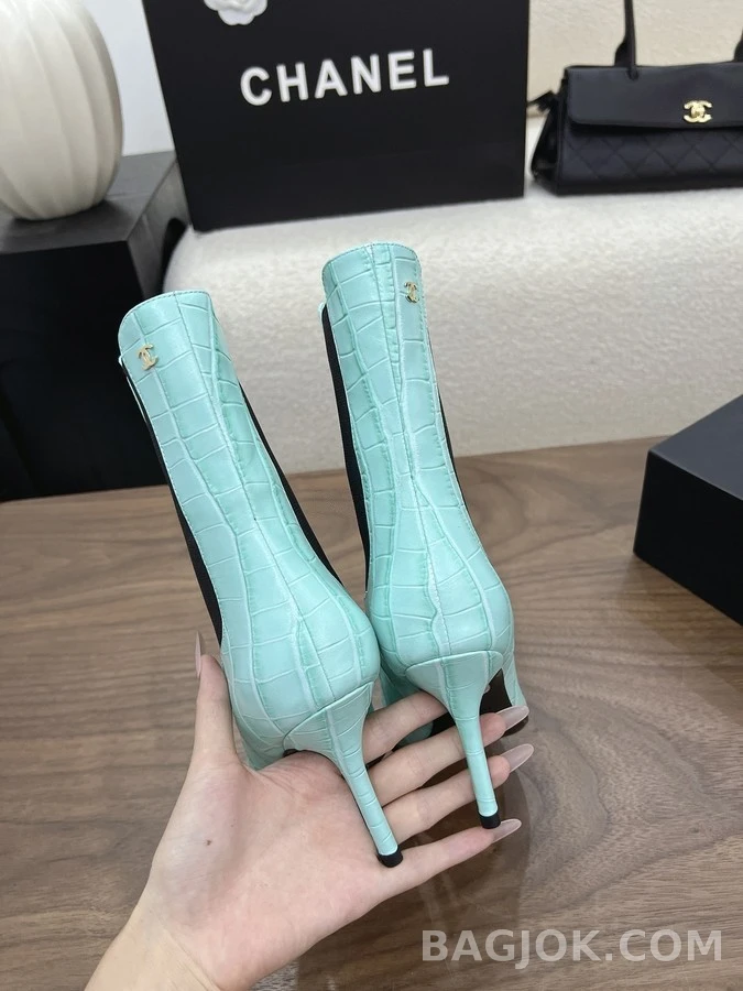 샤넬 샤넬 악어엠보 첼시 부츠 상세 이미지