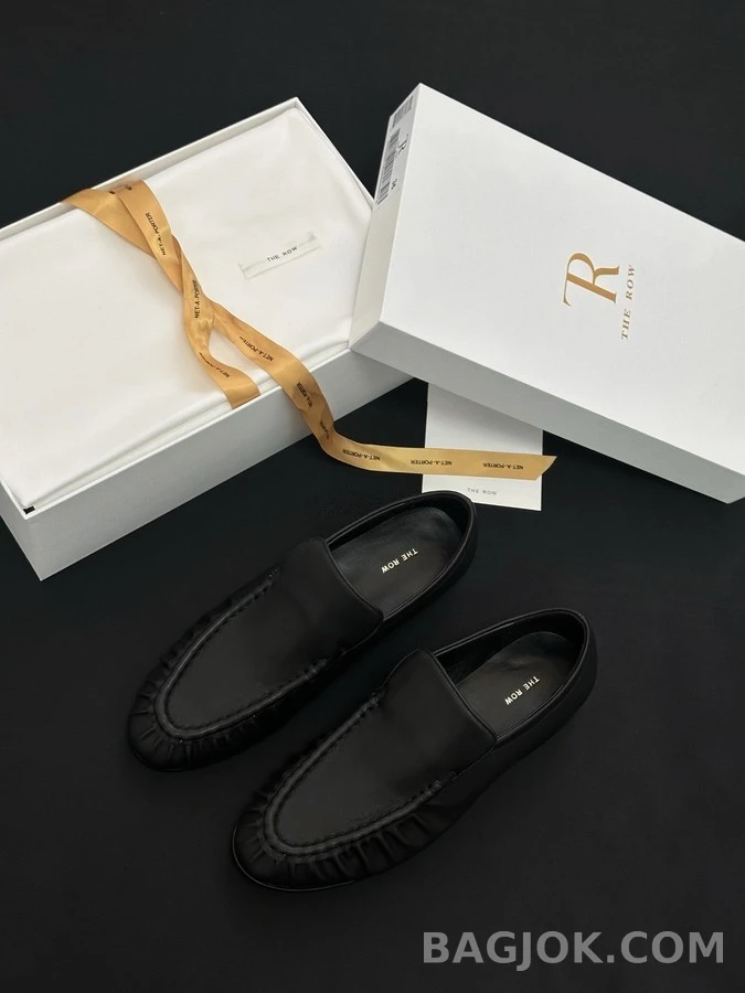 더로우 더로우 주름 가죽 로퍼 상세 이미지