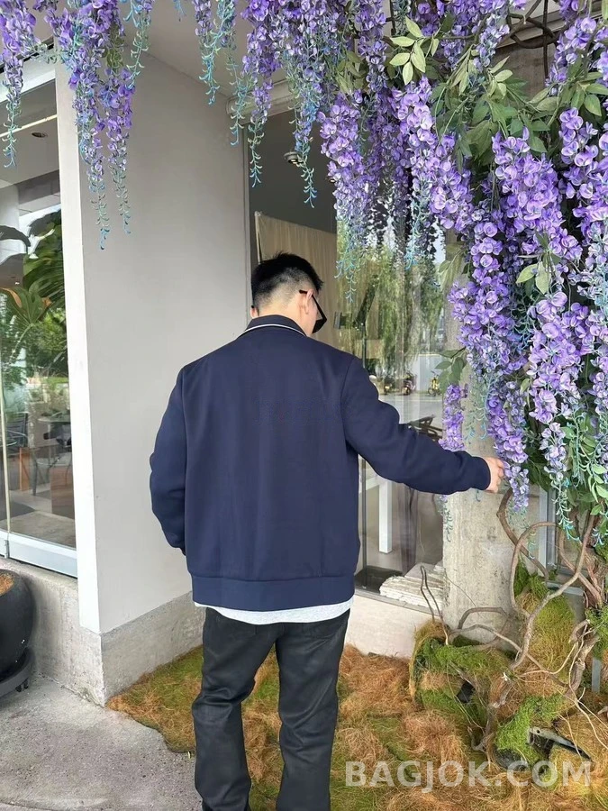 미우미우 미우미우 자수 피케 집업 니트 상세 이미지