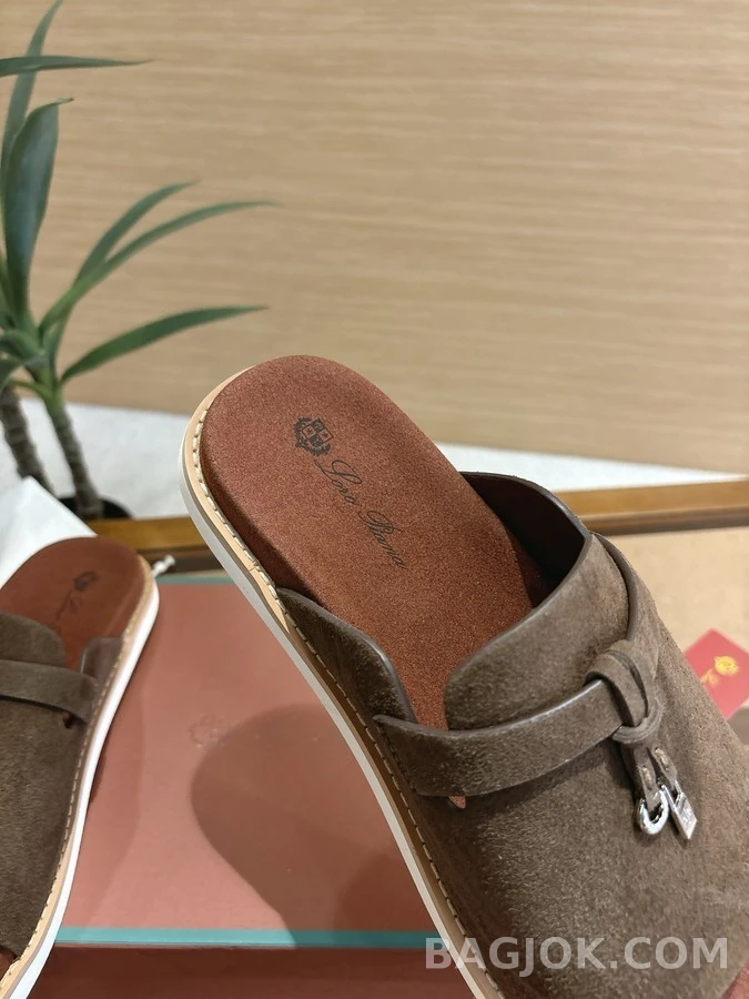 로로피아나 로로피아나 Summer Walk 스웨이드 뮬 슬리퍼 상세 이미지