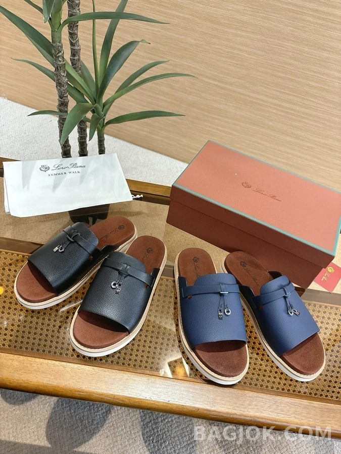 로로피아나 로로피아나 썸머워크 뮬 슬리퍼 상세 이미지