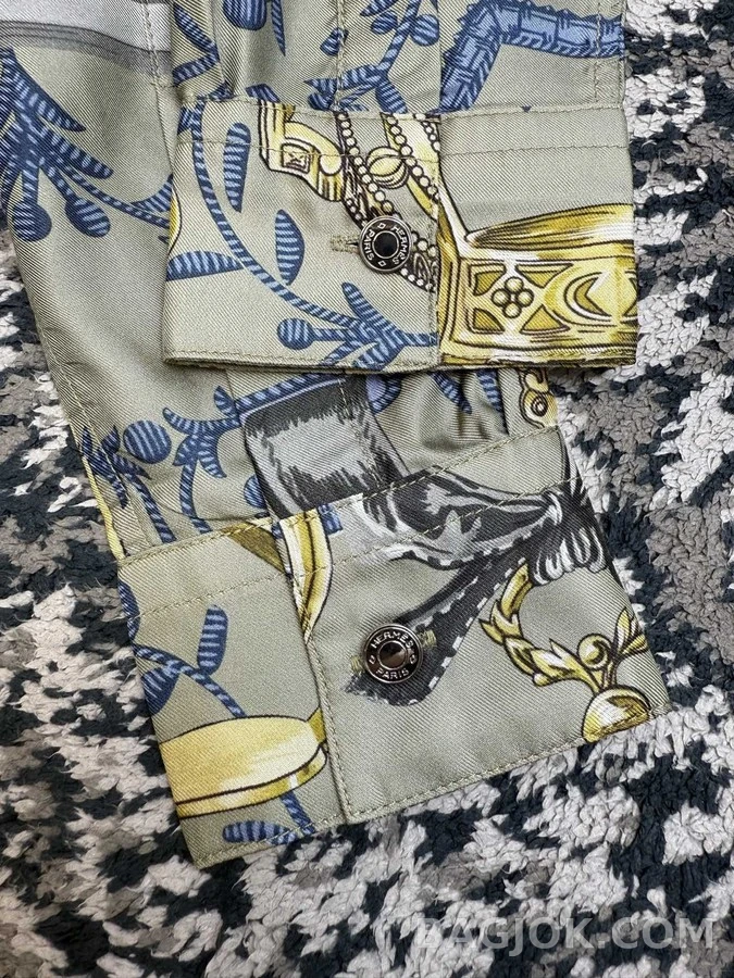 에르메스 에르메스 승마 모티프 롱 슬리브 셔츠 상세 이미지