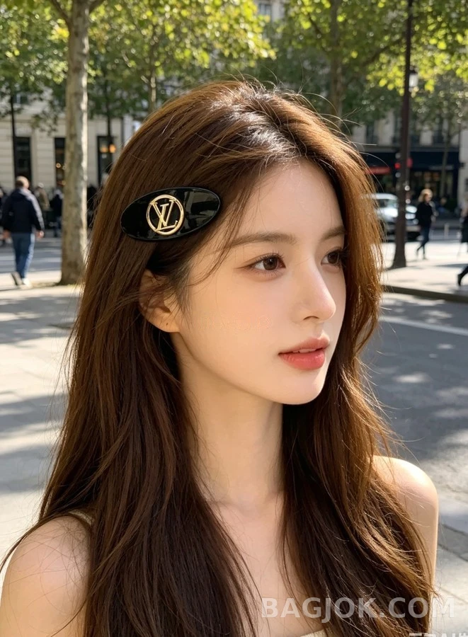 루이비통 루이비통 로고 헤어클립 상세 이미지
